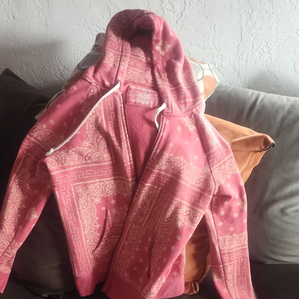 Pink Patterned Hoodie - Picture 2 of 3